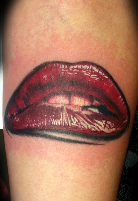 Tattoos - rocky horror picture show lips - 79294